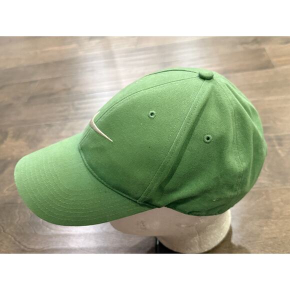 Vintage Y2K Nike Green Center Swoosh Adjustable Strapback Hat Baseball Cap - Picture 3 of 8